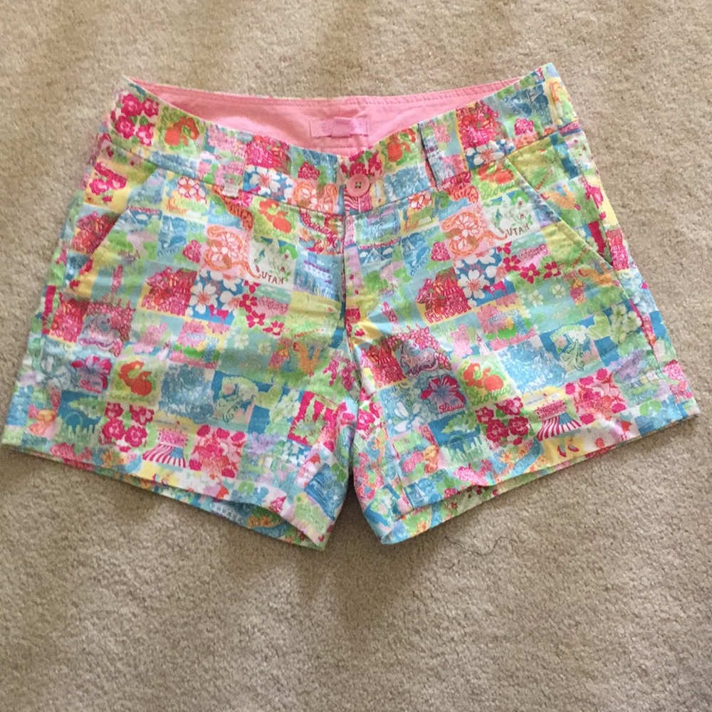 Lilly Pulitzer Shorts State Print